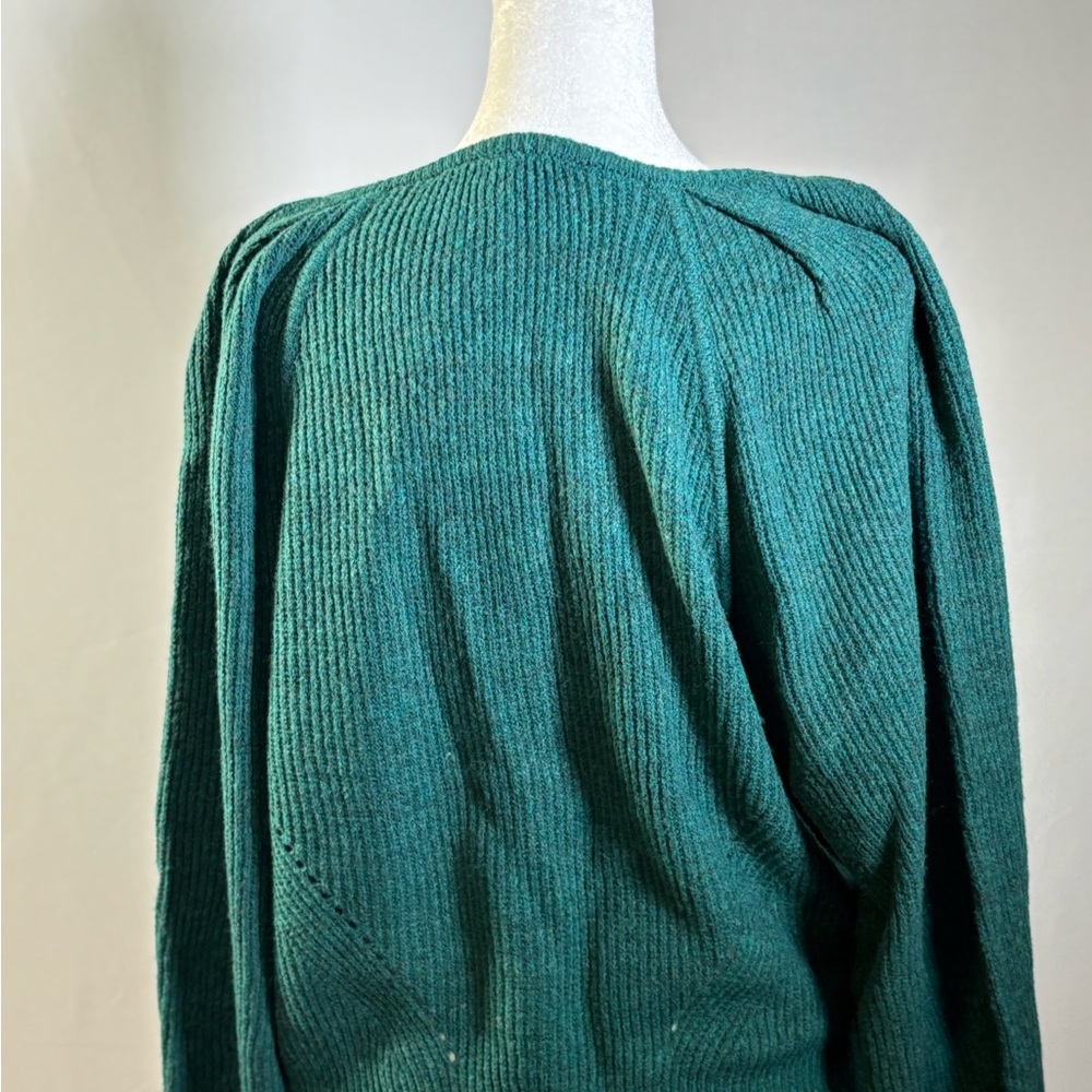 White House Black Market Teal Sweater Size XL NWT - Picture 4 of 5